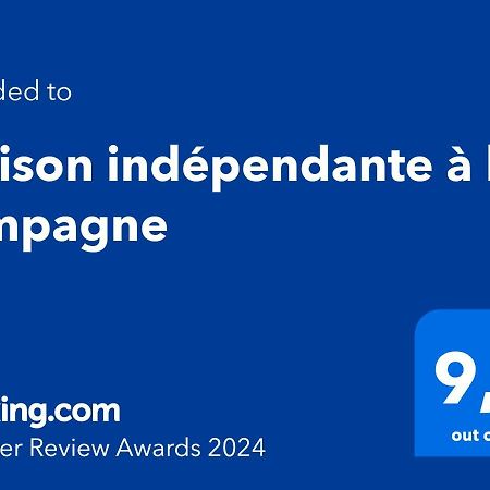 Maison Independante A La Campagne Courcelles-sur-Vesle Exteriér fotografie